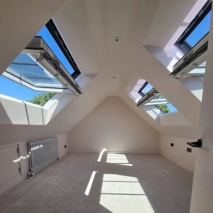 Loft conversion decorated by taskers co